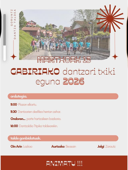 Gabiriako dantzari txiki eguna