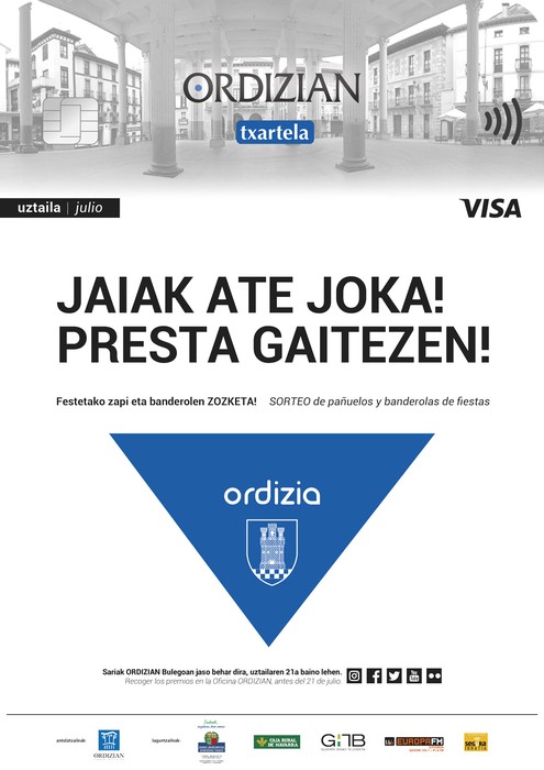 ORDIZIAN VISA TXARTELA: UZTAILAKO KANPAINA