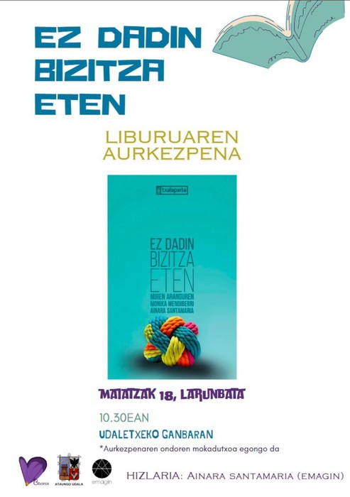 "Ez dadin bizitza eten" liburuaren aurkezpena
