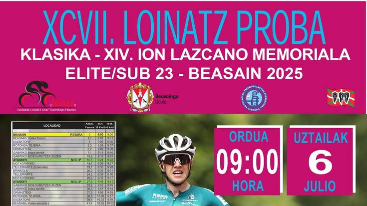 XCVII. Loinatz Proba. Jon Lazkanoren oroimenezkoa