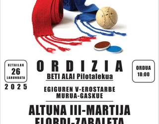 Pilota partida profesionak ikusteko 2 sarrera bikoitz