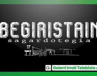 2 lagunentzako otordua Begiristain sagardotegian