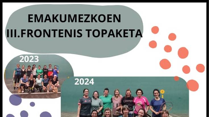 Emakumezkoen III. Frontenis Topaketa