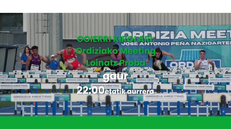 22:00etatik aurrera Goierri Kirolari saioa