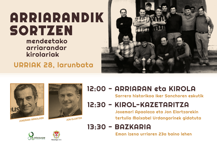 Arriarandik Sortzen, mendeetako arriarandar kirolariak