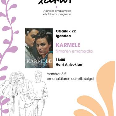 "Karmele" filmaren emanaldia