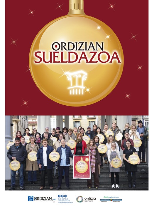 ORDIZIANeko SALTOKIEK SUELDAZOA OPARITZEN DUTE