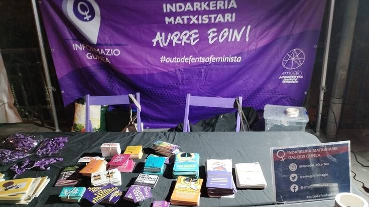 Indarkeria matxista prebenitzeko Puntu morea egongo da festetan