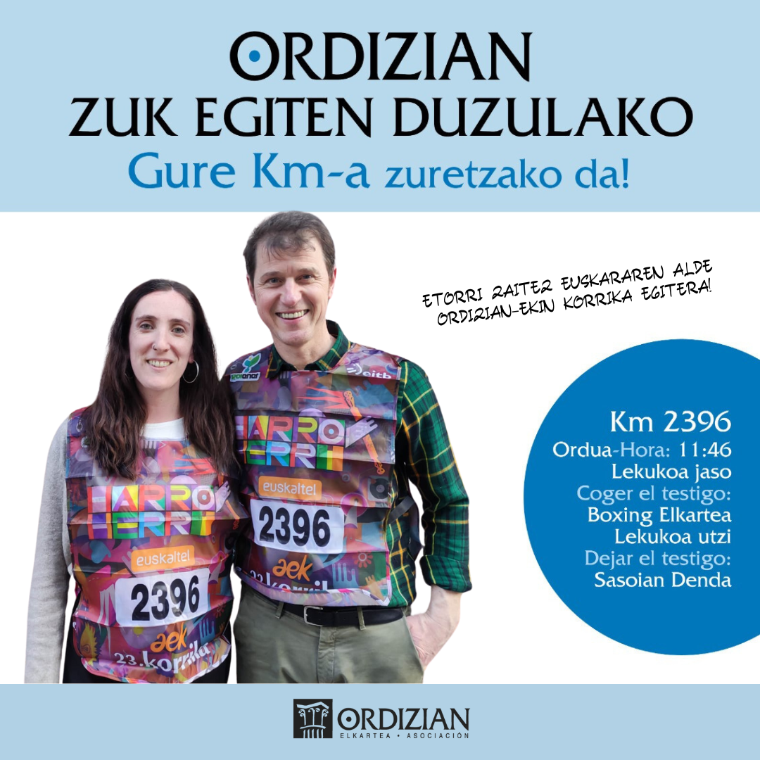 IRIDEK ETA JABIK ERAMANGO DUTE ORDIZIAN LEKUKOA