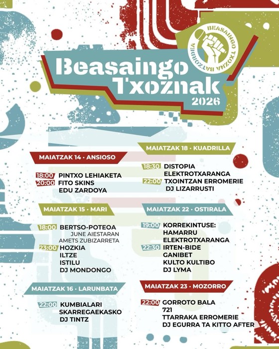 Loinatz Jaiak: Beasaingo Txoznak