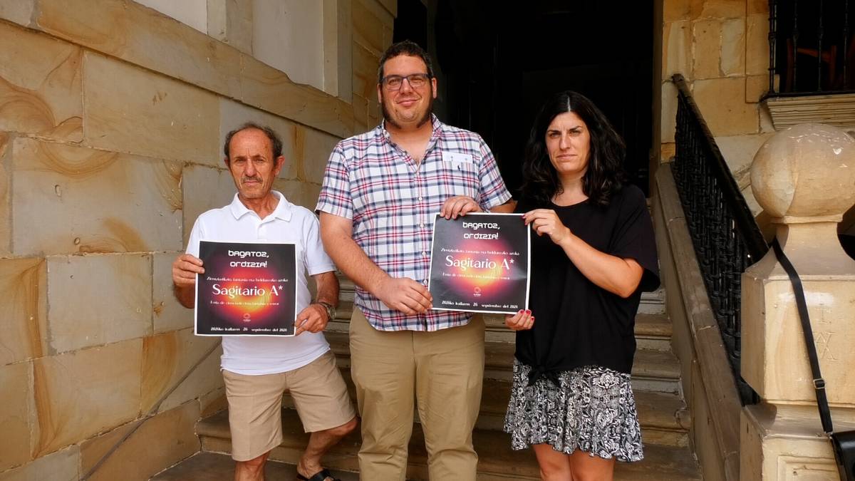 Sagitario A* literatur azoka egingo da irailaren 26an