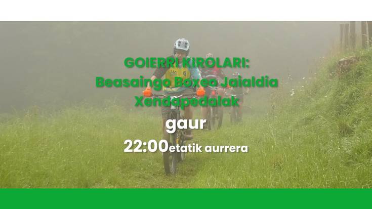 22:00etatik aurrera Goierri Kirolari saioa