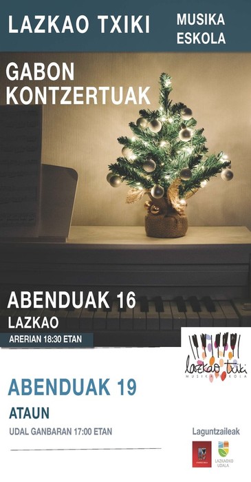Lazkao Txiki Musika Eskolako Gabon kontzertua