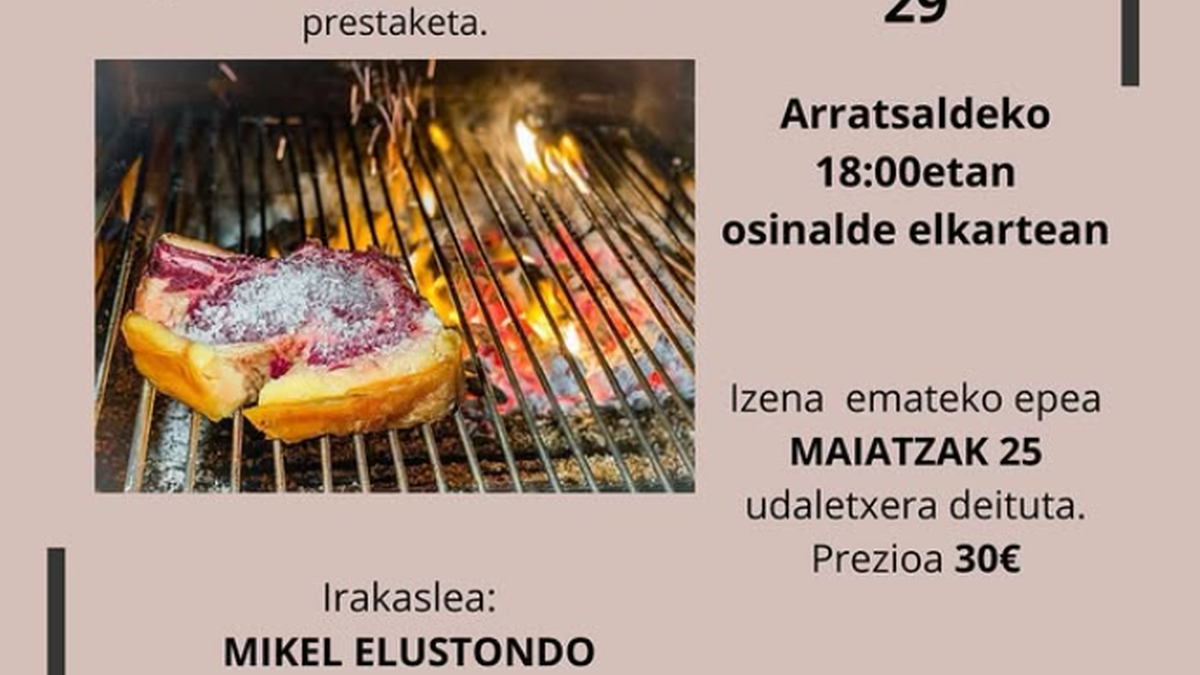 Parrilla ikastaroa