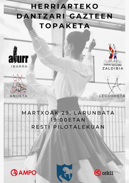 Herriarteko dantzari gazteen topaketa