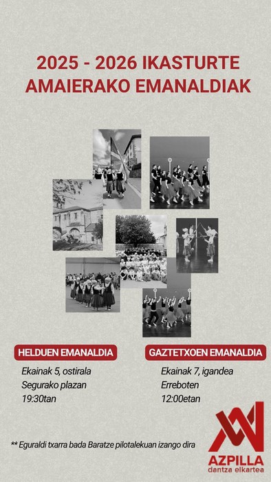 Azpilla Dantza Taldearen ikasturte bukaerako emanaldia