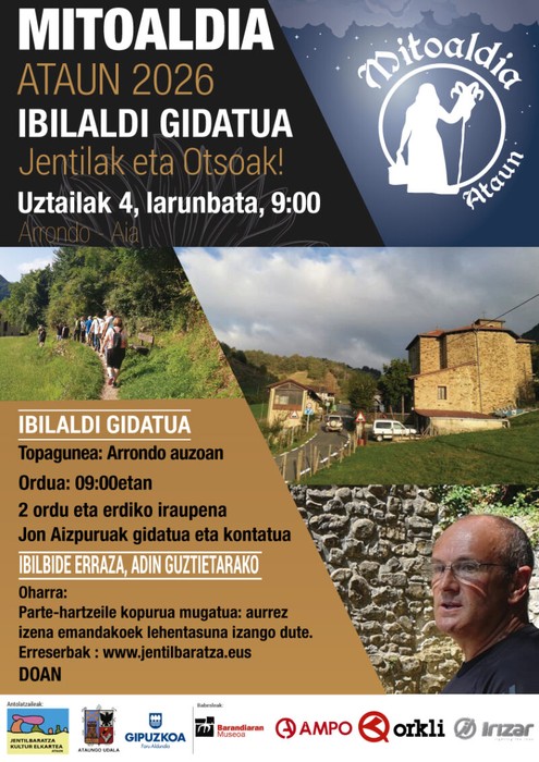 Ibilaldi gidatua: “Jentilak eta Otsoak!”