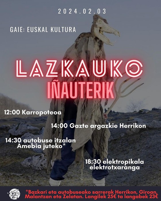 Lazkauko iñauterik