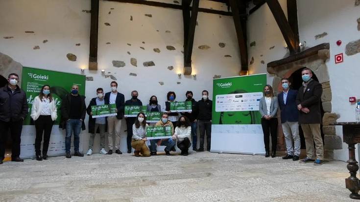 Goiekiko Enpresa Ekimen Berrien lehiaketako sariak  banatu dira, iazko etenaren ondoren