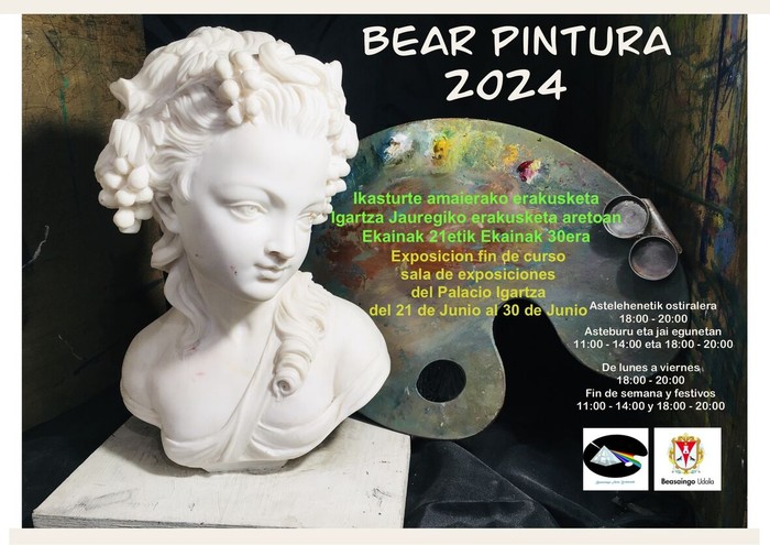 Bear pintura elkartearen erakusketaren inaugurazioa