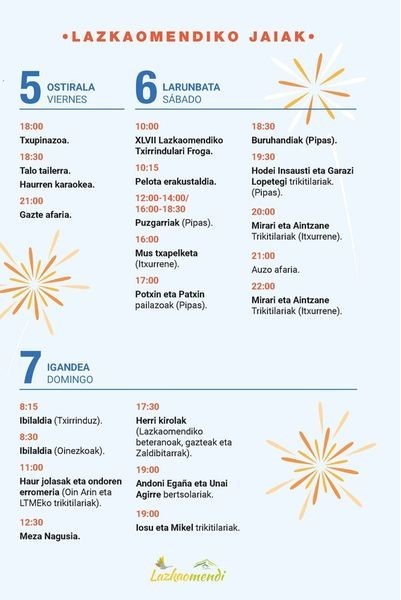 Lazkaomendiko jaiak