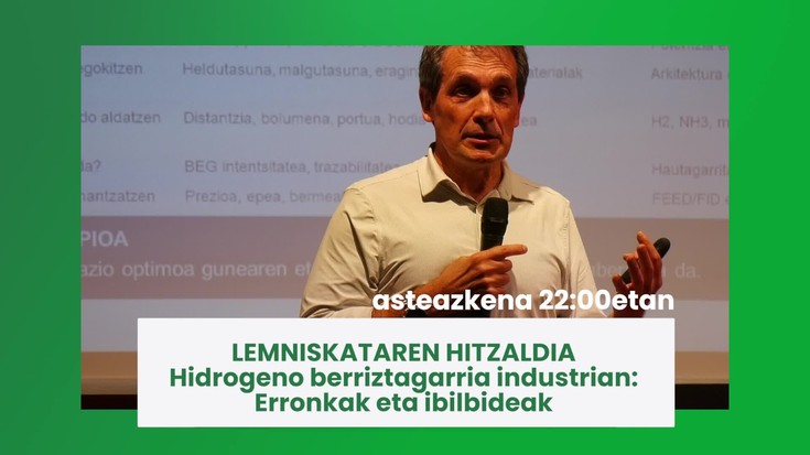 Gaur 22:00etan Lemniskata elkartearen hitzaldia