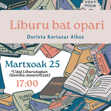 "Liburu bat opari" saioa