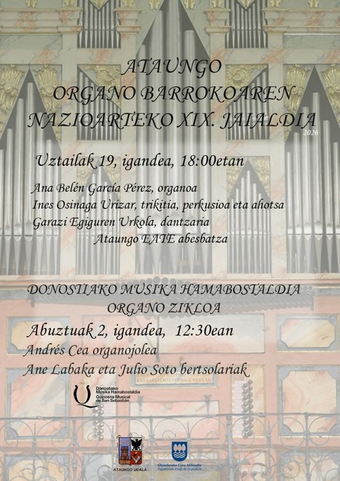 Ataungo Organo Barrokoaren Nazioarteko XIX. Jaialdia