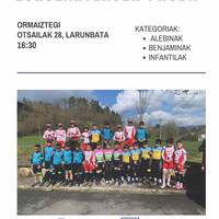 Eskolarteko txirrindu proba