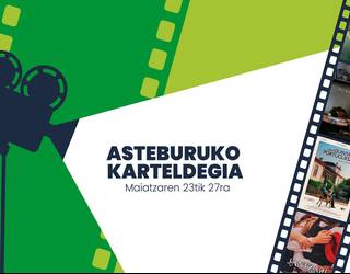 Asteburuko zinema eta antzerki karteldegia