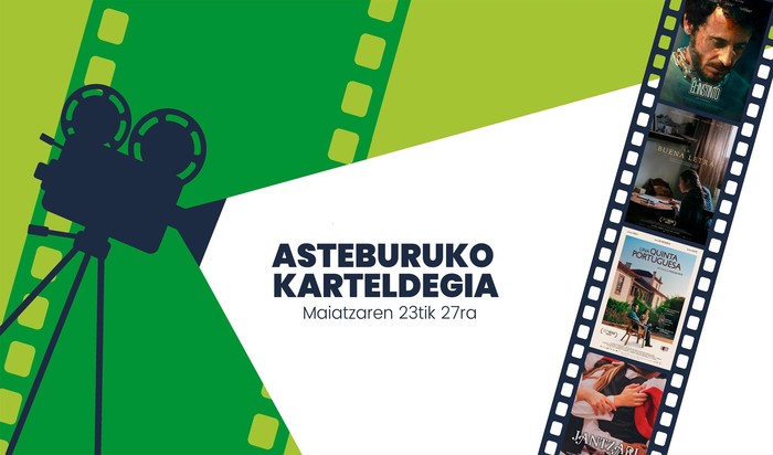 Asteburuko zinema eta antzerki karteldegia