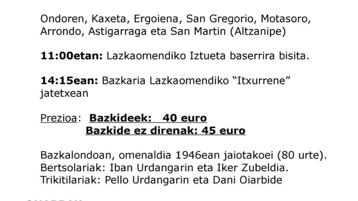 Ataungo jubilatuen eguna