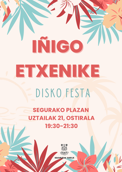 Iñigo Etxenikerekin disko festa