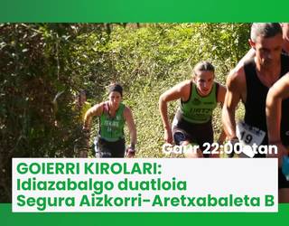 Idiazabalgo Mendi Duatloai eta Segura Aizkorri-Aretxabaleta B