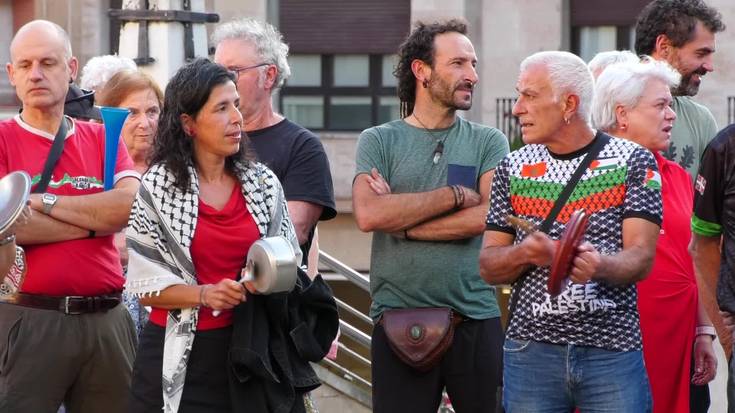 Palestinako genozidioa salatzeko burrunba Goierri osoan entzun da