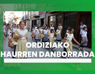Ordiziako haurren danborrada