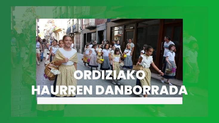 Ordiziako haurren danborrada
