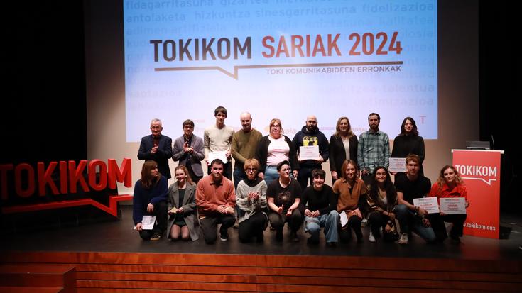Toki komunikabideen urteko lan onenak saritu dituzte Tokikom Sarietako zortzigarren edizioan