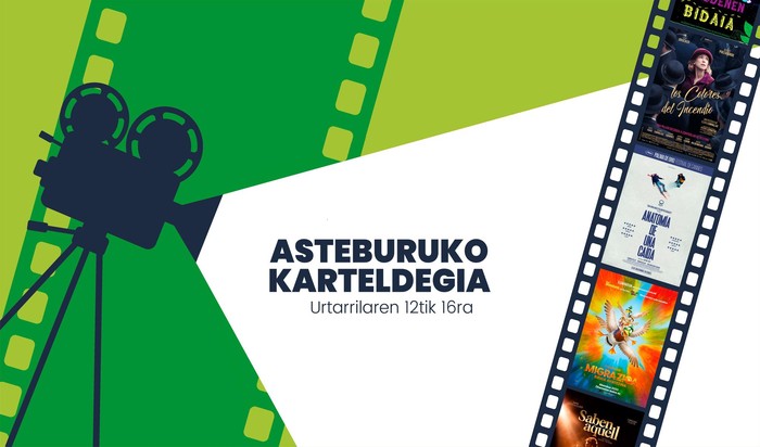 Asteburuko antzerki eta zinema karteldegia