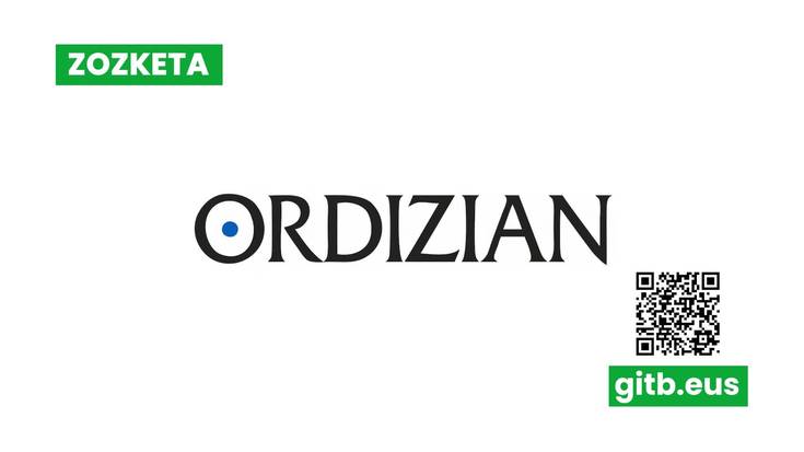 Ordizian elkarteak eskainitako 100 euroko balea