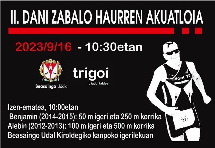 II. Dani Zabalo haurren akuatloia