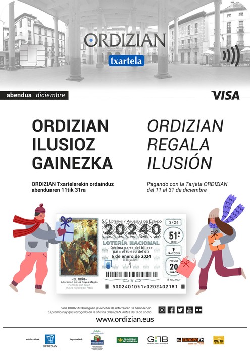 ORDIZIAN VISA TXARTELA: ABENDUA