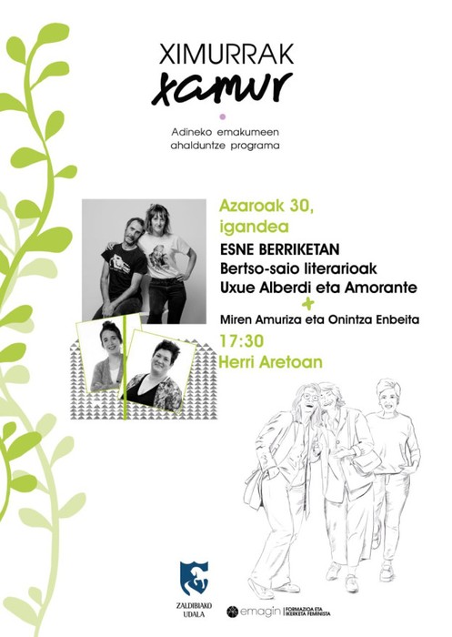 "Esne berriketan" bertso saio literario musikatua