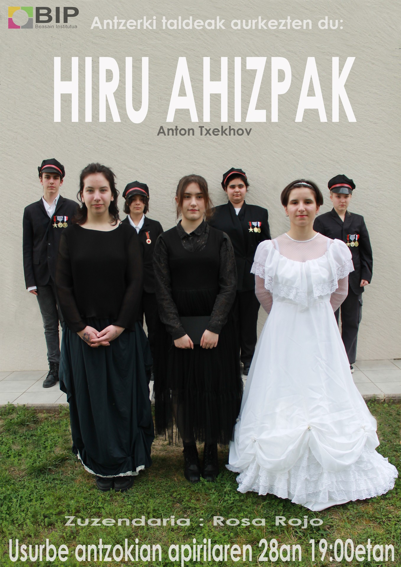Ostiral honetan Hiru Ahizpak antzerkia izango dugu