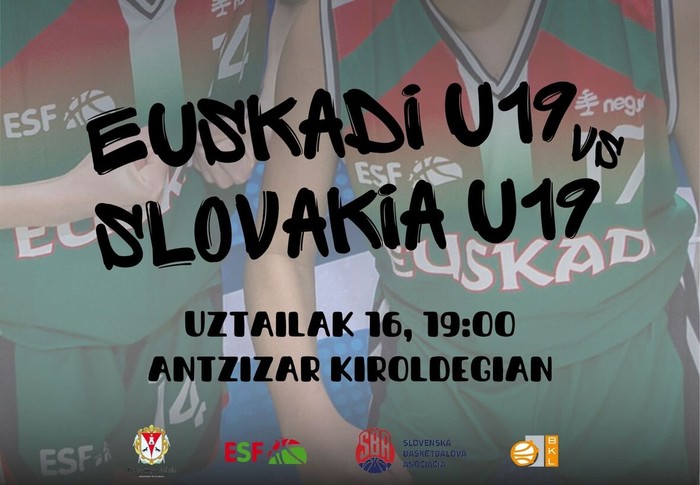 Saskibaloia: Euskadi vs Slovakia