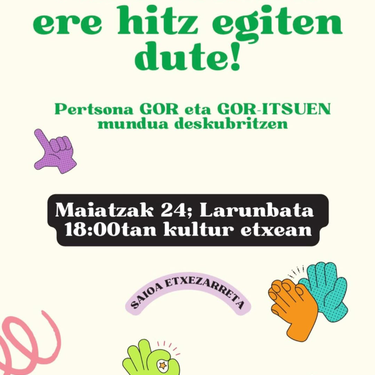 Nire eskuek ere hitz egiten dute!