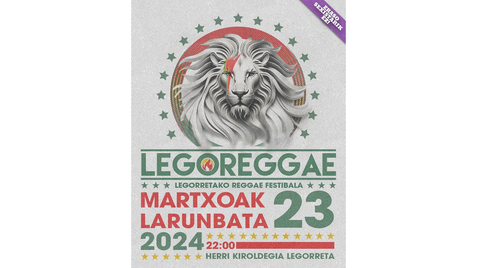 LegoReggae martxoaren 23an ospatuko da