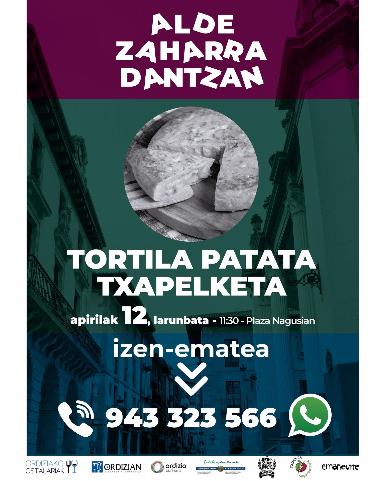 ALDE ZAHARRA DANTZAN: Patata-tortilla txapelketa