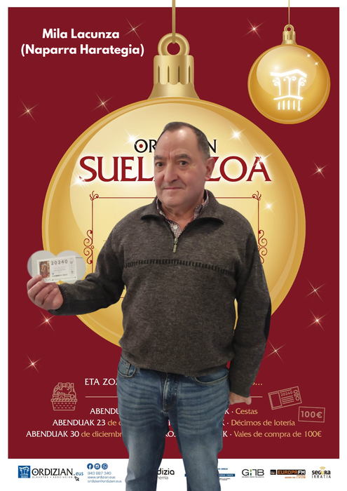 ORDIZIAN LOTERIAK BANATZEN: MILA LACUNZA