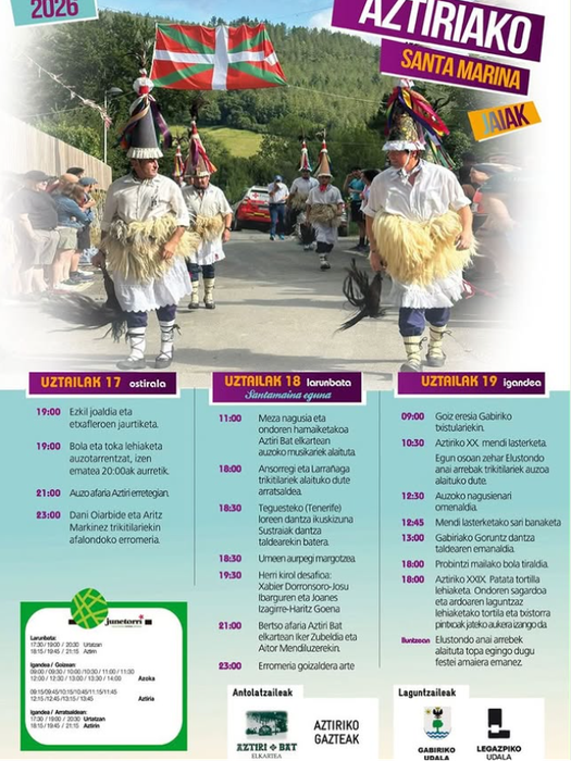 Aztiriako Santa Marina Jaiak